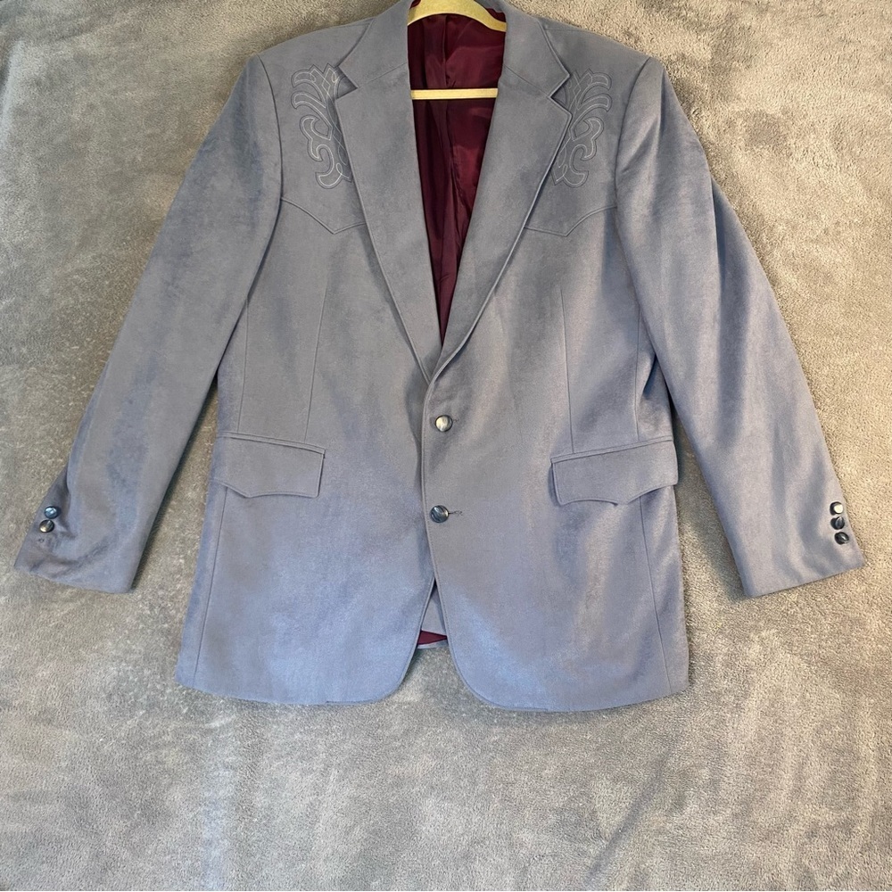 Pegano West Vintage Blazer Cowboy Suit Jacket Yoke Rodeo Wedding
